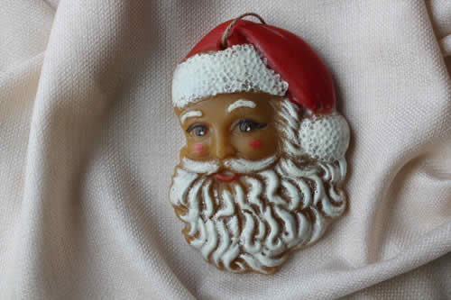 Painted Santa Face