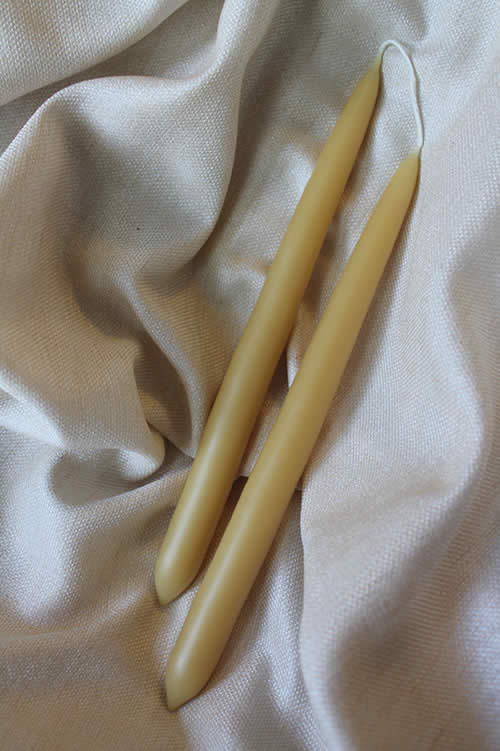 Hand Dipped Candles, 12 inch pair