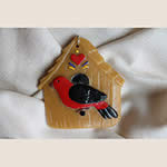 Painted Bird House